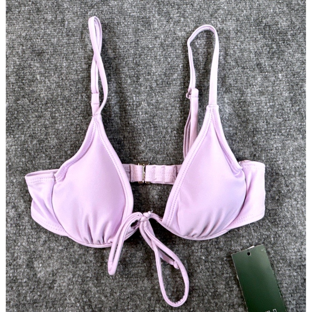 Lilac Underwire Womens XXS Size 00 Lilac Bikini Top NWT